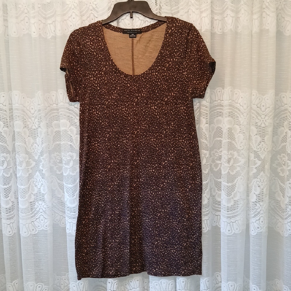 Sanctuary Brown Patterned Dress